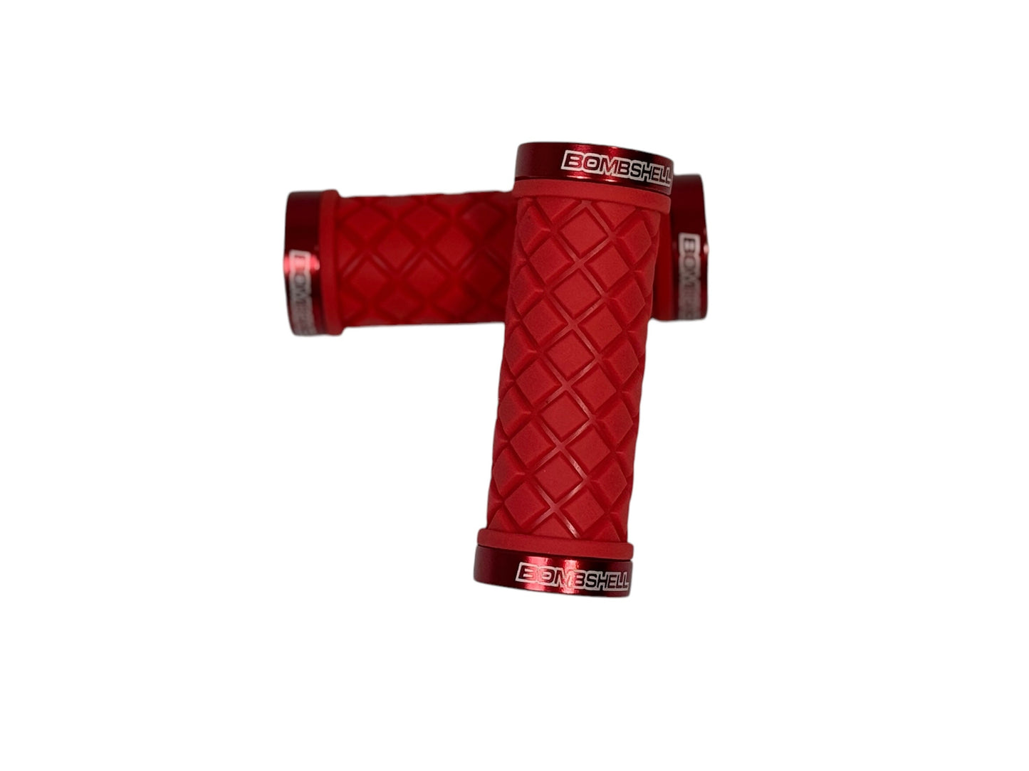 New waffle black and red grip