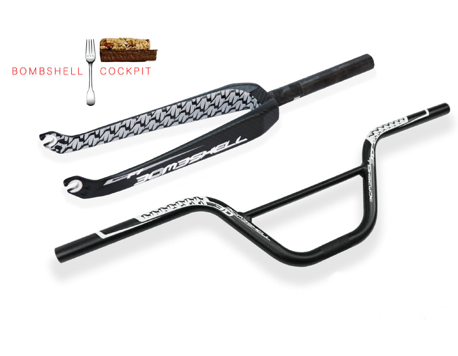 Bombshell F7 carbon fork and 3D bars combo