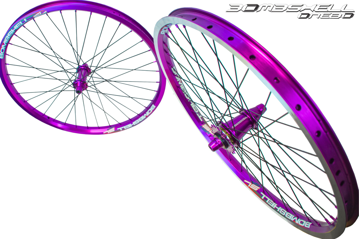 BOMBSHELL ONE80 WHEELSET 20" pro 36 hole