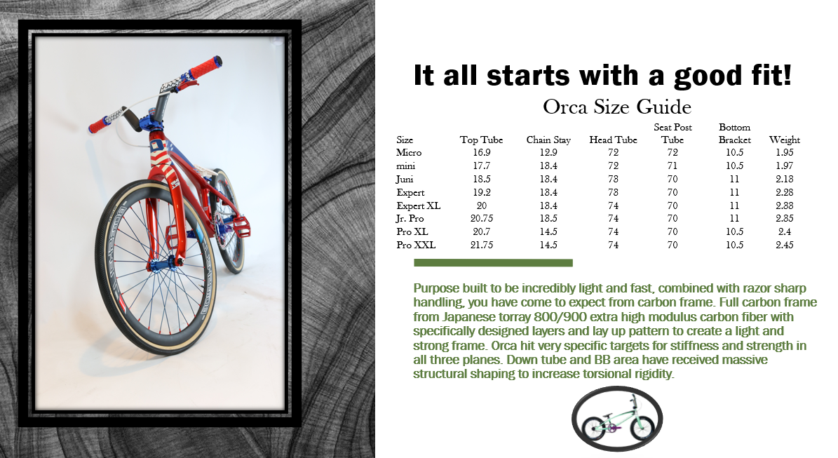 2023 AVENT ORCA V6 CARBON BMX BIKE