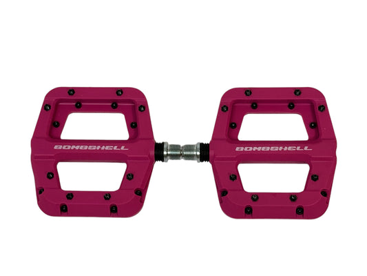 Plastic Flat pedals in different colors