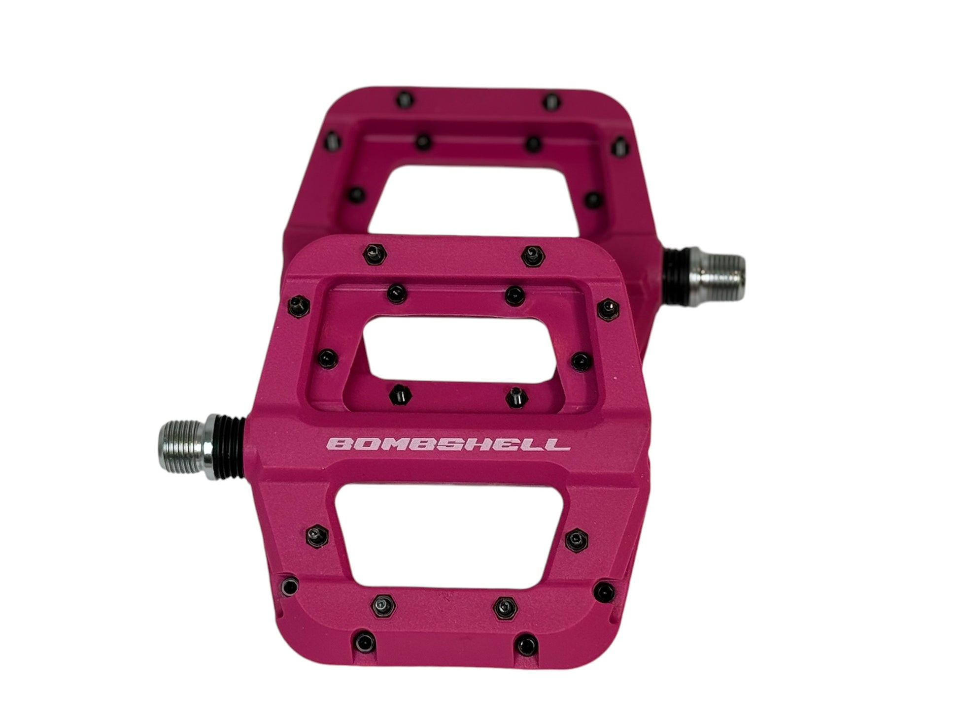 flat pedals plastic Plastic Flat pedals in different colors