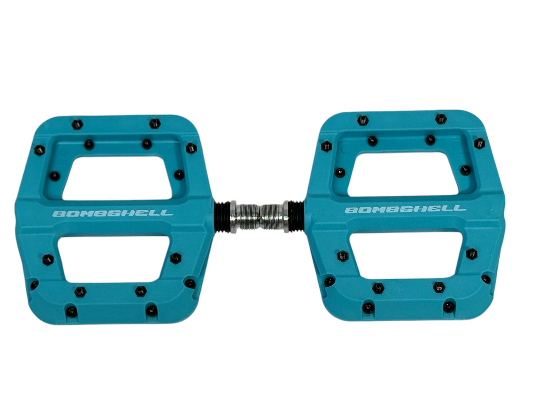 Plastic Flat pedals in different colors – Bombshell Bikes