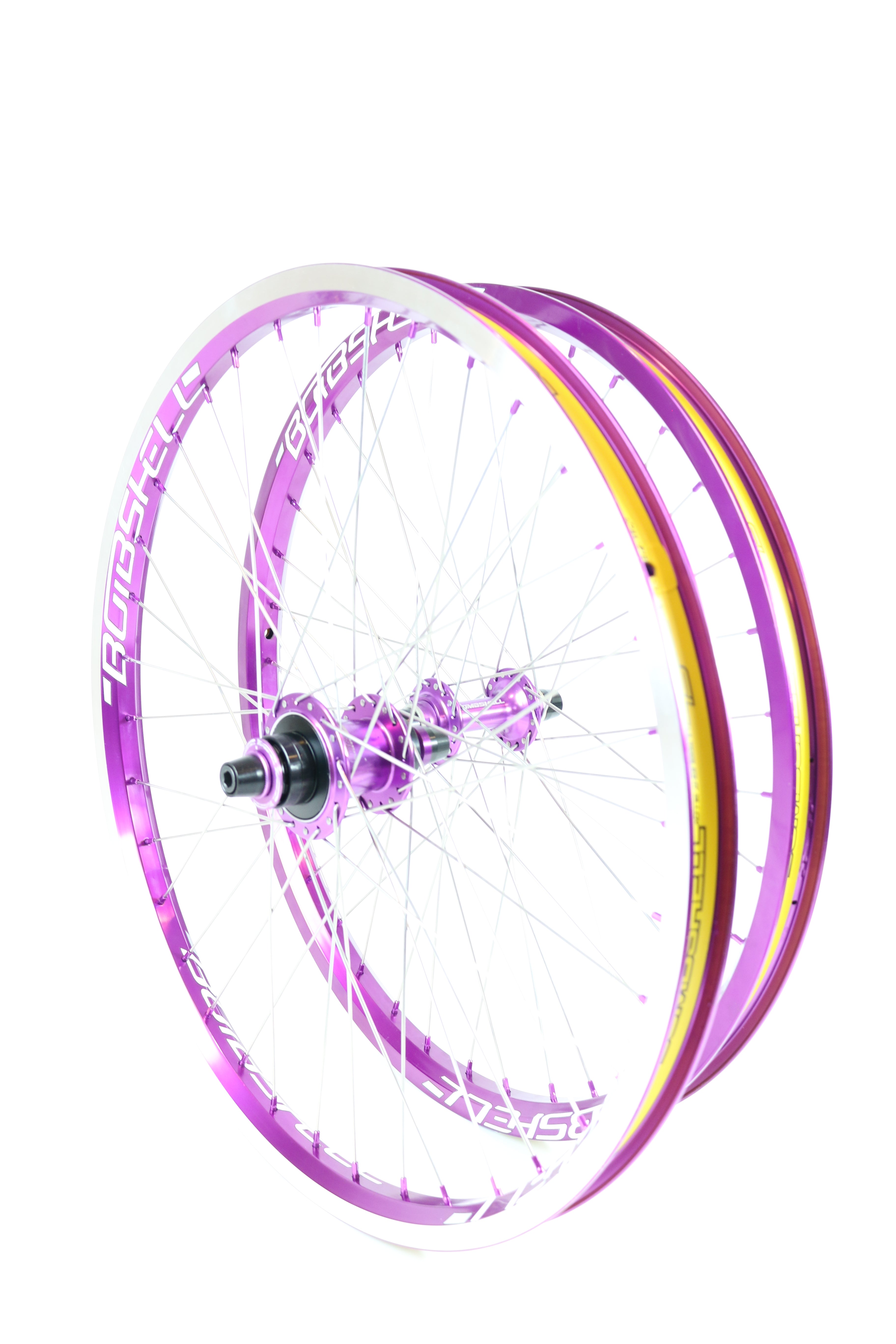 Bike Wheel Wheelset Bombshell Bmx Hubs BMX WHEELSETS – Bombshell Bikes