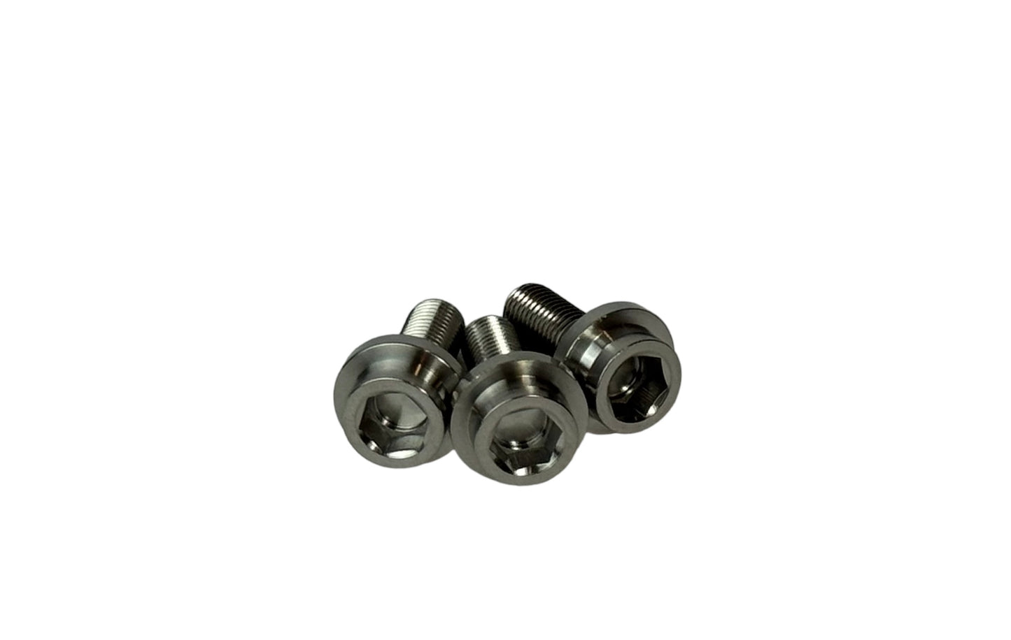 Bombshelll titanium bolts for square taper cranks