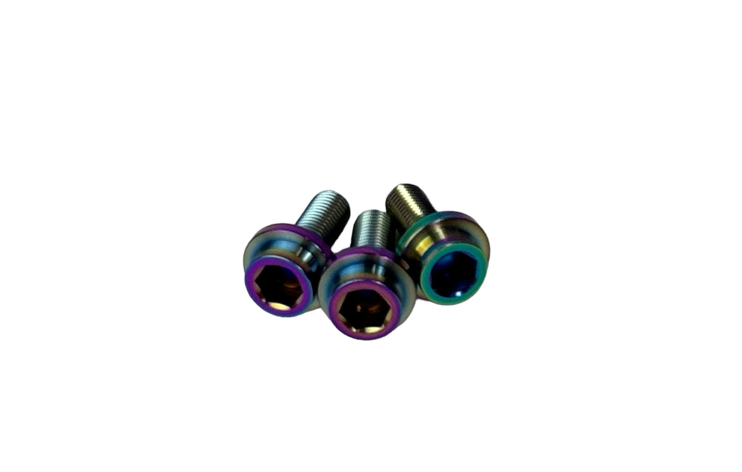 Bombshelll titanium bolts for square taper cranks