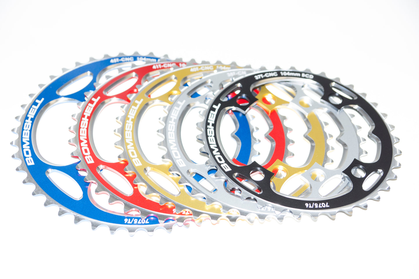 Bombshell Chainrings 4 BOLT 104 BCD